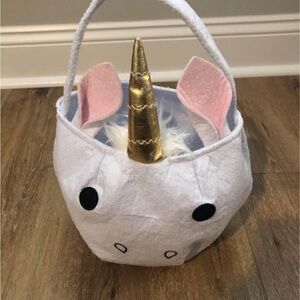 Pottery Barn Kids Unicorn Halloween Basket